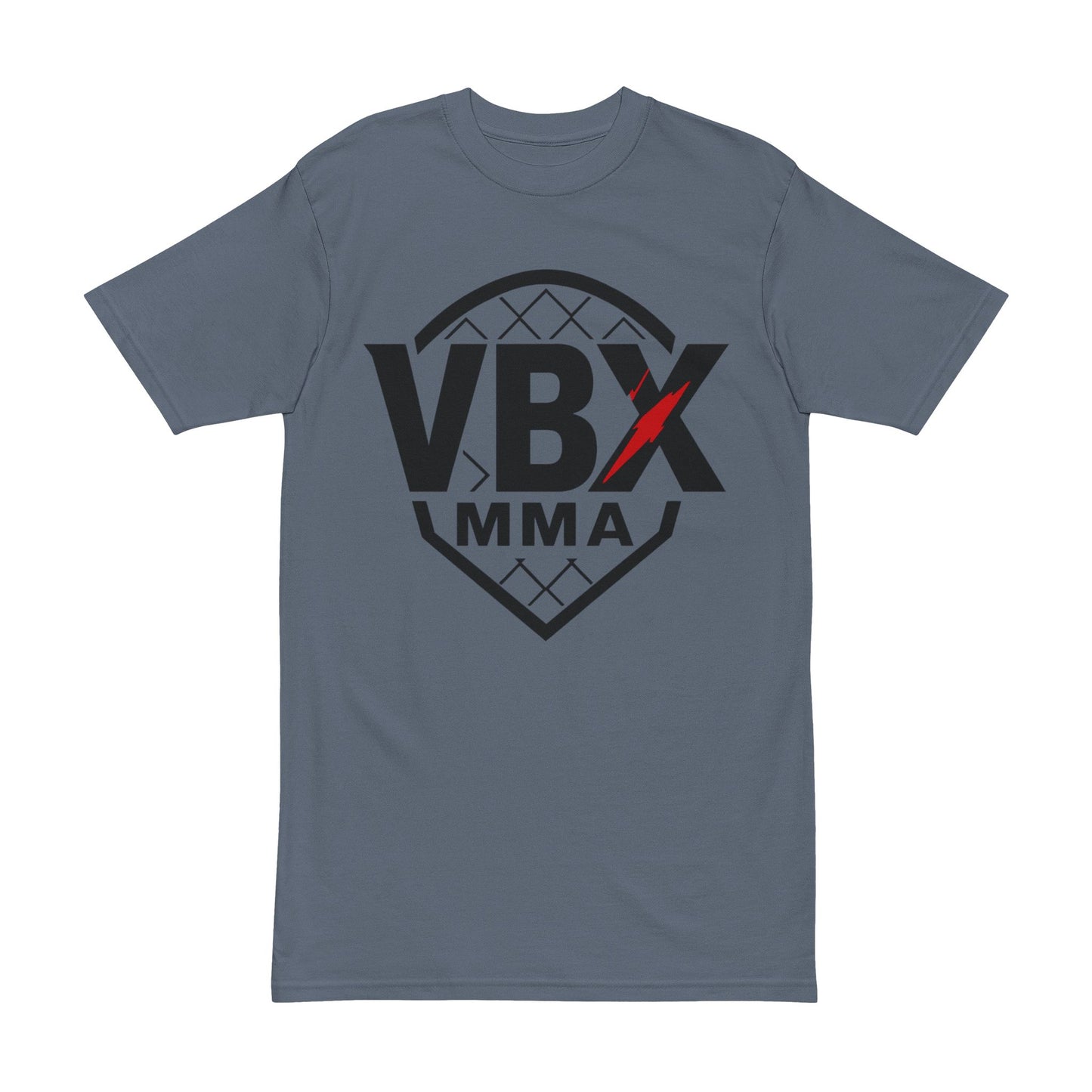 Men's Heavyweight Tee - VBX MMA "Built to Win" - Fitness Apparel, Workout Shirt, Gym Wear, MMA Gear, Motivational T-Shirt