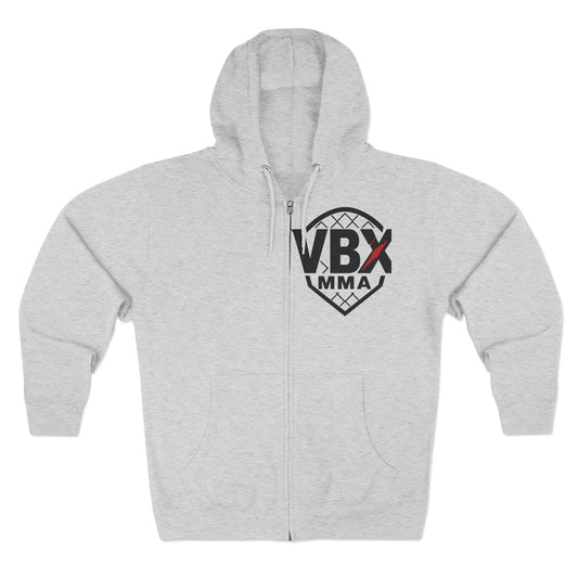 victory box mma "vbx" Motivational Unisex Zip Hoodie - Built to Win, Casual Wear, Gym Apparel, Gift for Athletes, Inspirational Fashion