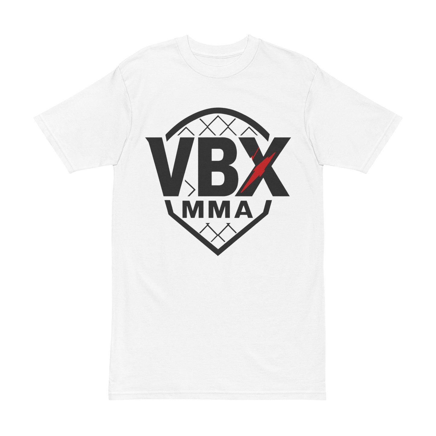 Men's Heavyweight Tee - VBX MMA "Built to Win" - Fitness Apparel, Workout Shirt, Gym Wear, MMA Gear, Motivational T-Shirt