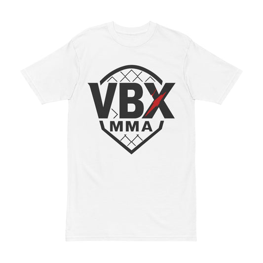 Men's Heavyweight Tee - VBX MMA "Built to Win" - Fitness Apparel, Workout Shirt, Gym Wear, MMA Gear, Motivational T-Shirt