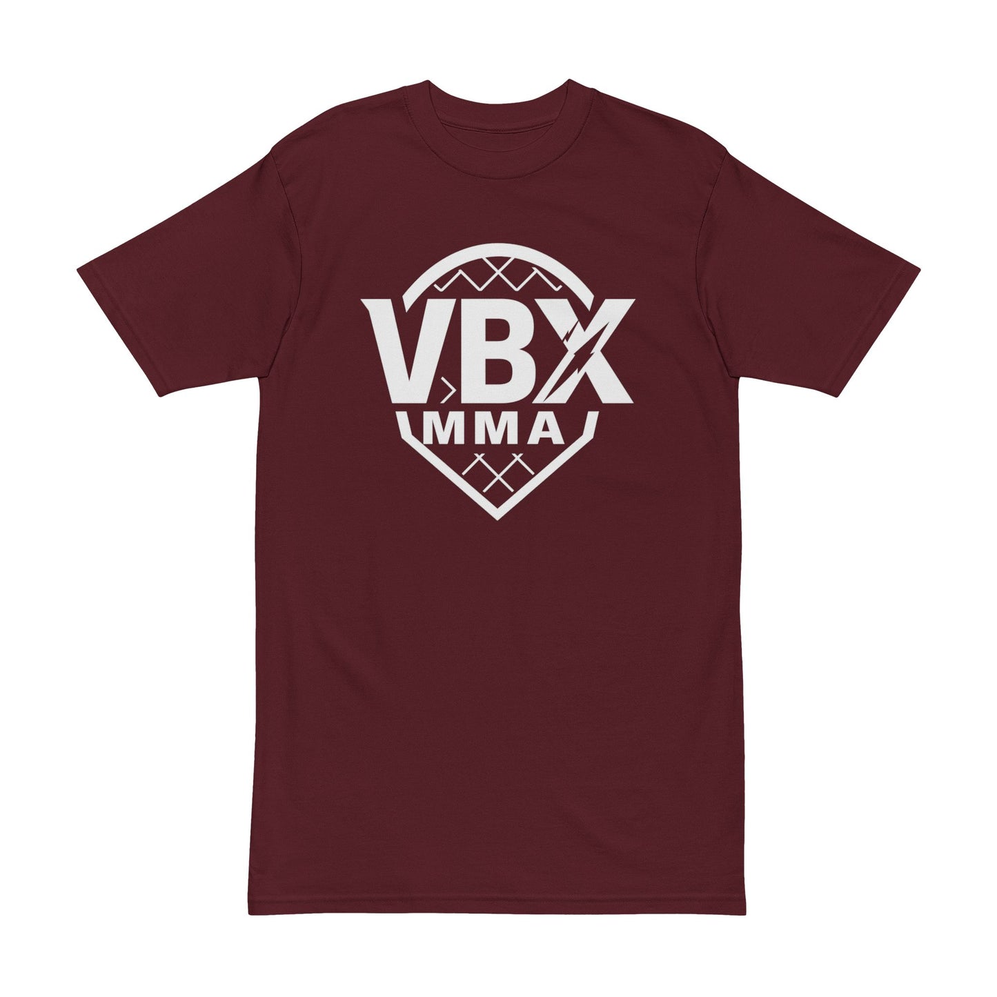 Men's Heavyweight Tee - VBX MMA "Built to Win" - Fitness Apparel, Workout Shirt, Gym Wear, MMA Gear, Motivational T-Shirt