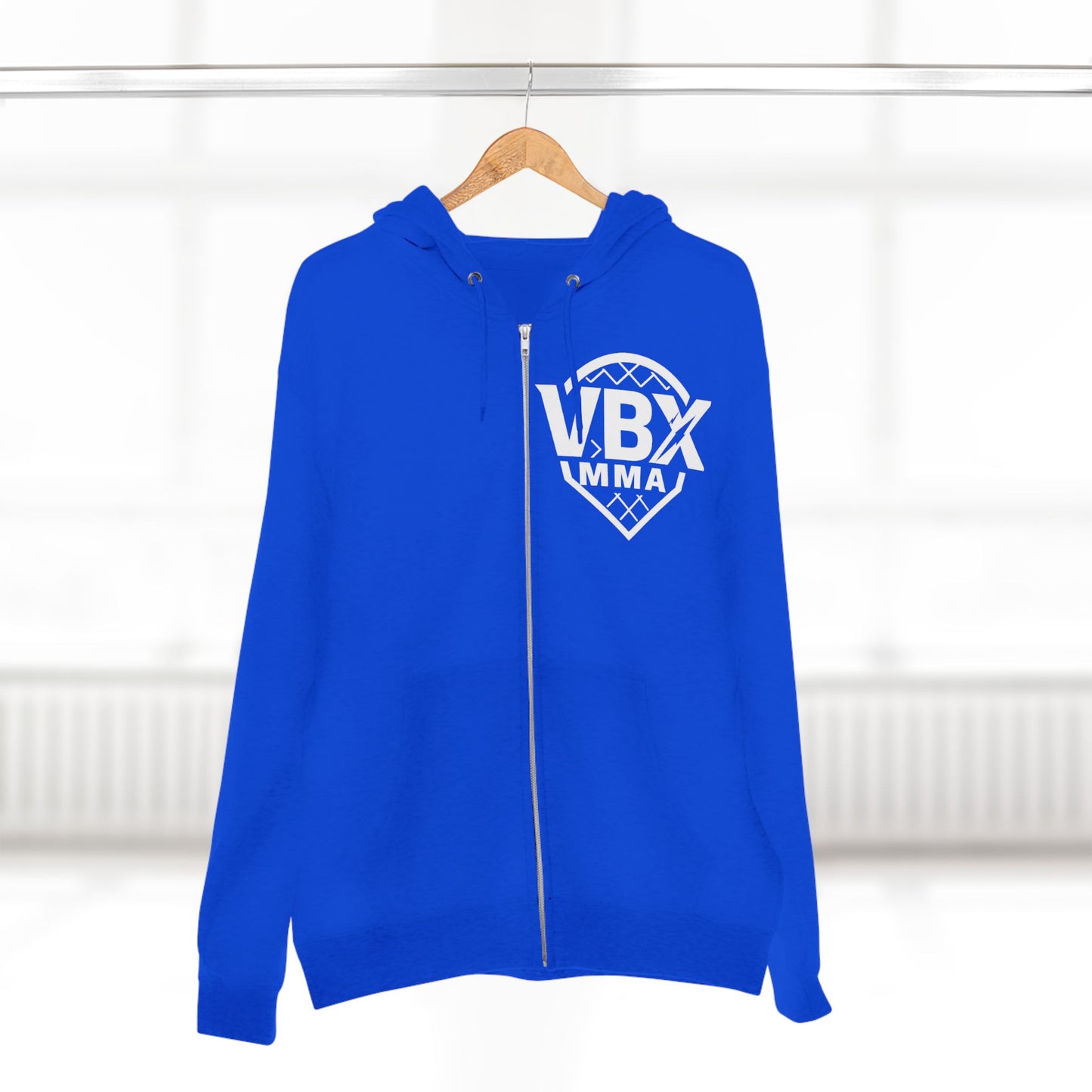 victory box mma "vbx" Motivational Unisex Zip Hoodie - Built to Win, Casual Wear, Gym Apparel, Gift for Athletes, Inspirational Fashion