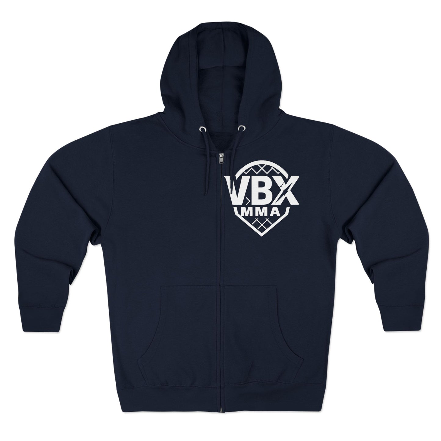 victory box mma "vbx" Motivational Unisex Zip Hoodie - Built to Win, Casual Wear, Gym Apparel, Gift for Athletes, Inspirational Fashion