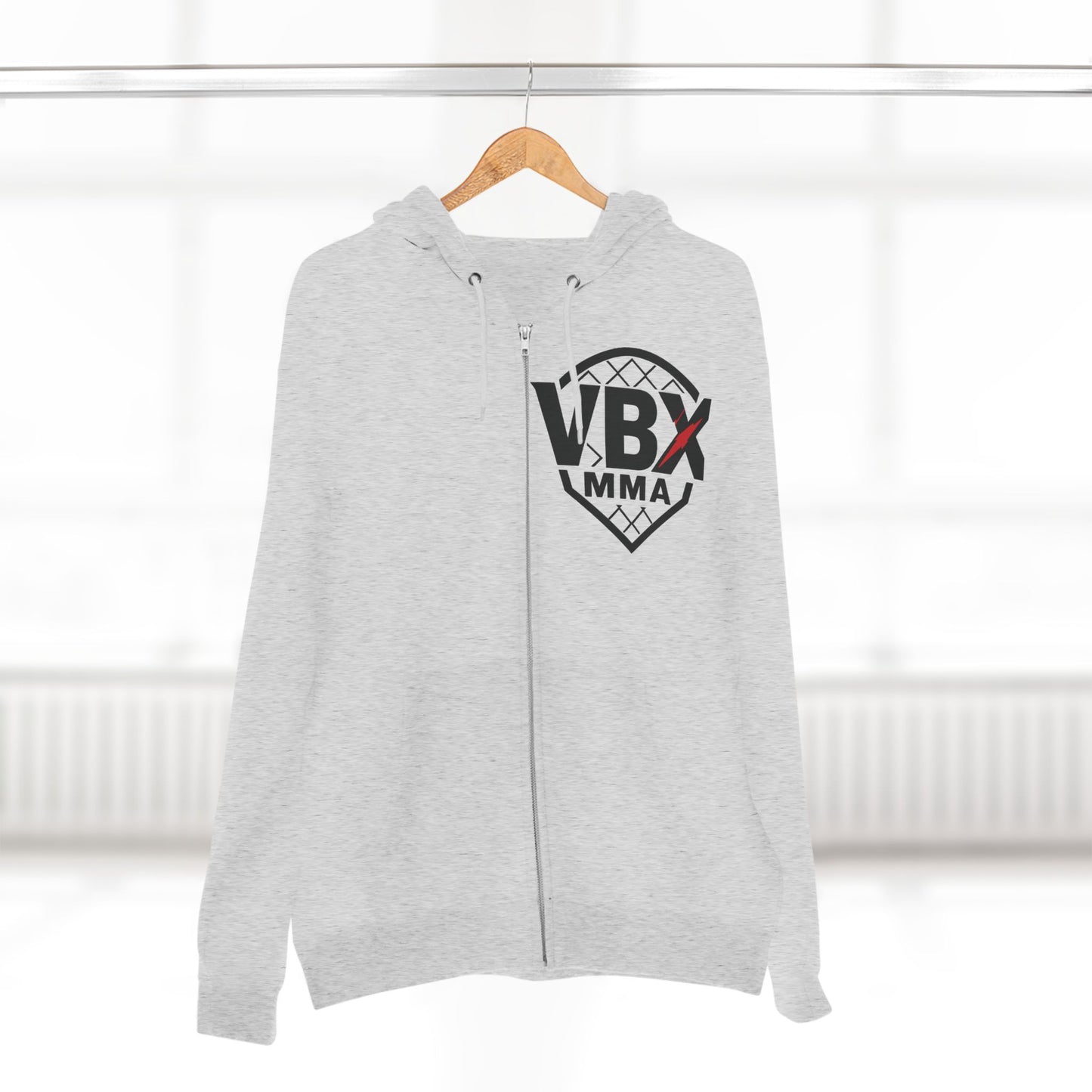 victory box mma "vbx" Motivational Unisex Zip Hoodie - Built to Win, Casual Wear, Gym Apparel, Gift for Athletes, Inspirational Fashion