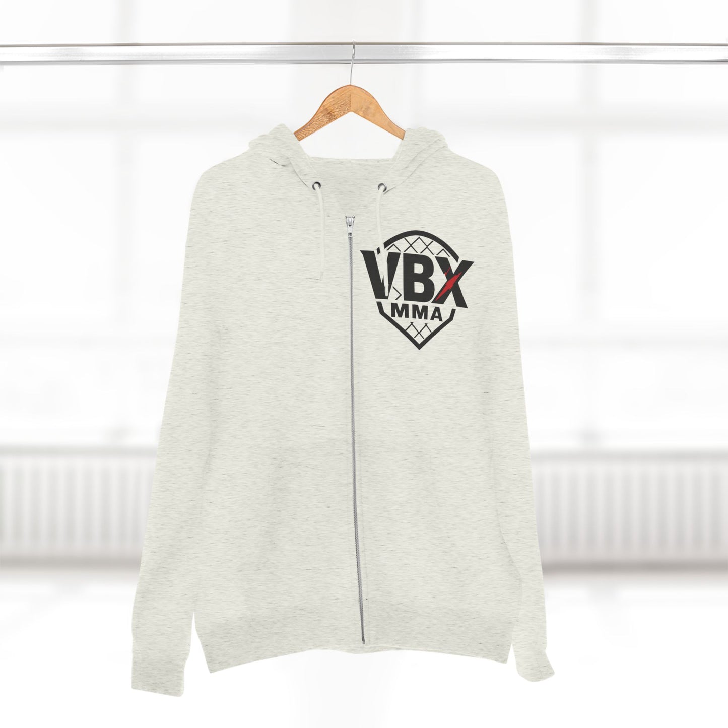 victory box mma "vbx" Motivational Unisex Zip Hoodie - Built to Win, Casual Wear, Gym Apparel, Gift for Athletes, Inspirational Fashion