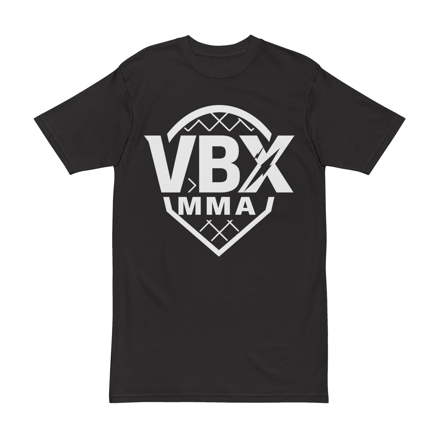 Men's Heavyweight Tee - VBX MMA "Built to Win" - Fitness Apparel, Workout Shirt, Gym Wear, MMA Gear, Motivational T-Shirt